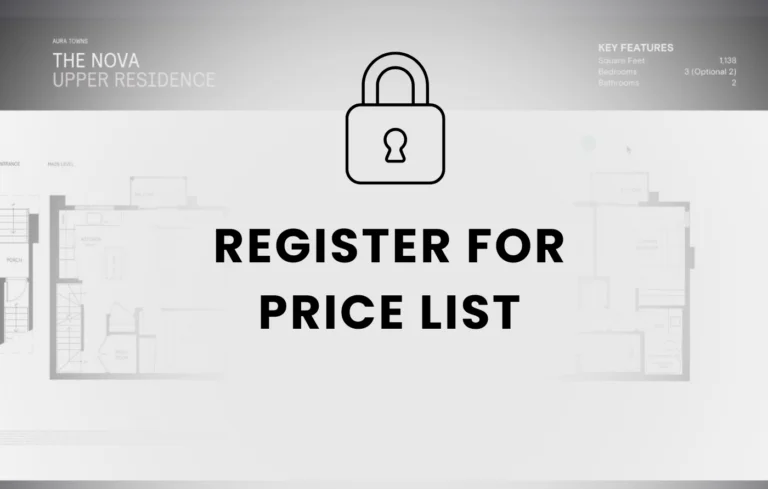 Pier House Towns Mississauga price list and incentives